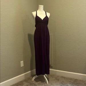 Elegant Purple Maxi Dress